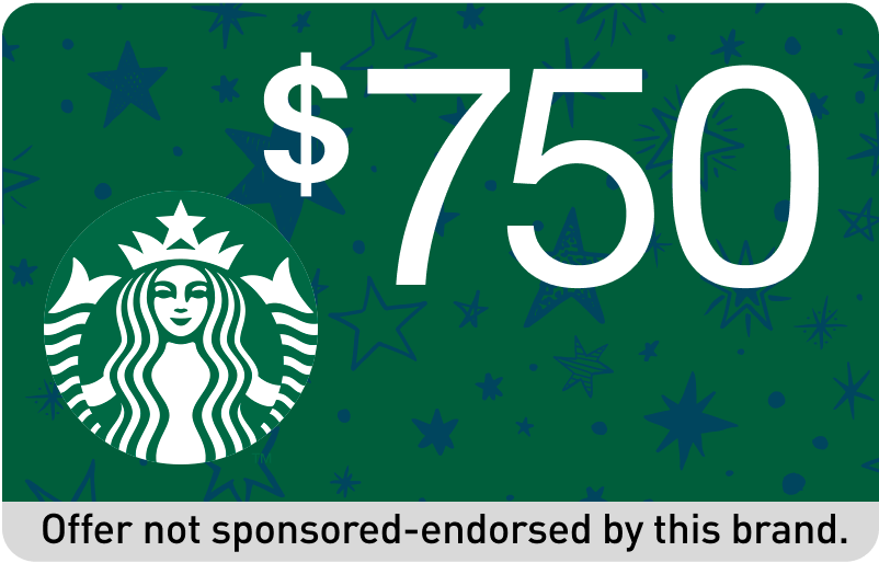 Starbucks Gift Card Reward